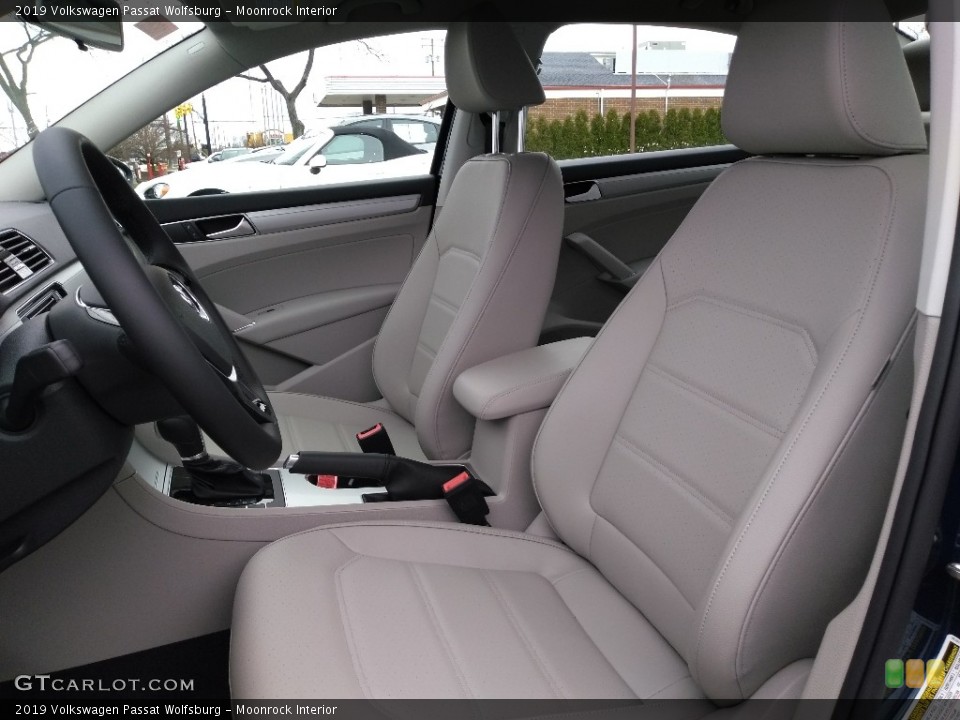 Moonrock Interior Front Seat for the 2019 Volkswagen Passat Wolfsburg #132795791