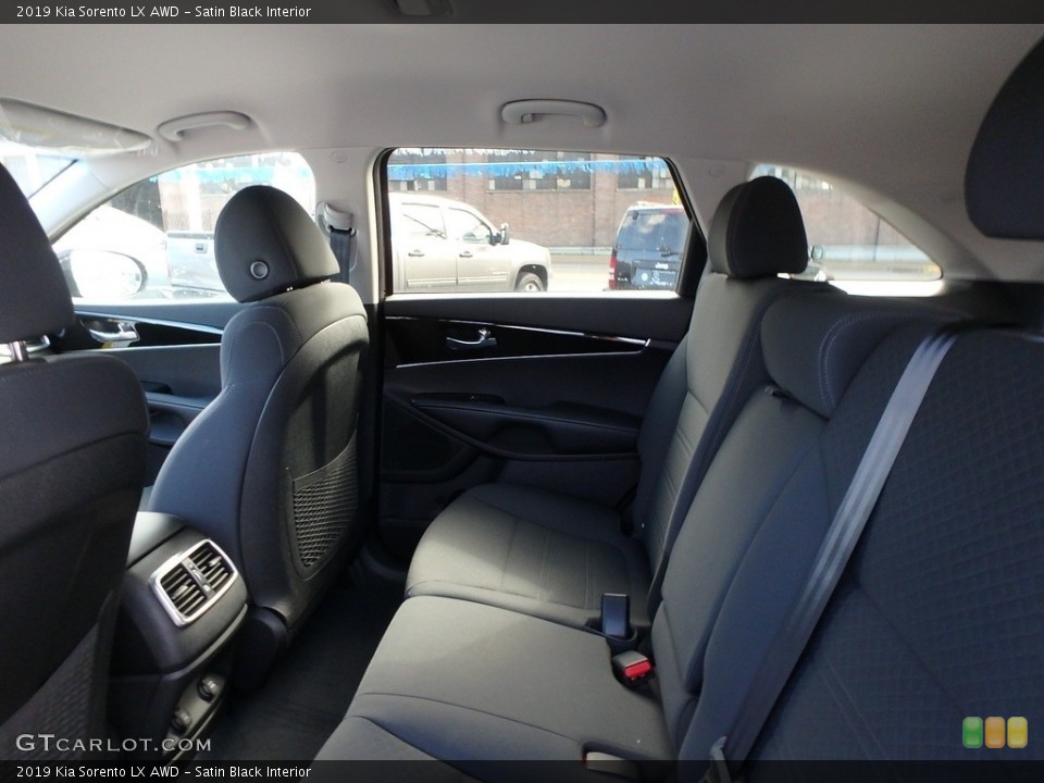 Satin Black Interior Rear Seat for the 2019 Kia Sorento LX AWD #132797237