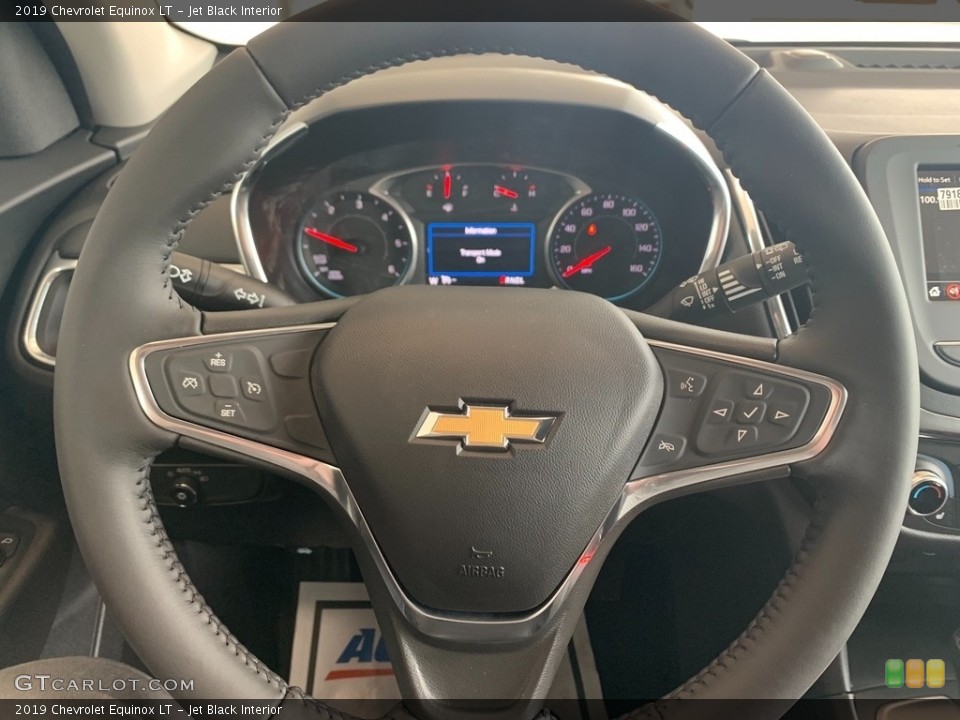Jet Black Interior Steering Wheel for the 2019 Chevrolet Equinox LT #132797336