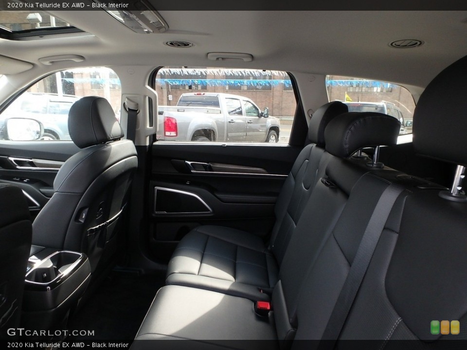 Black Interior Rear Seat for the 2020 Kia Telluride EX AWD #132797732