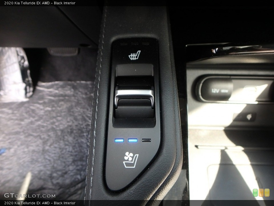 Black Interior Controls for the 2020 Kia Telluride EX AWD #132797900
