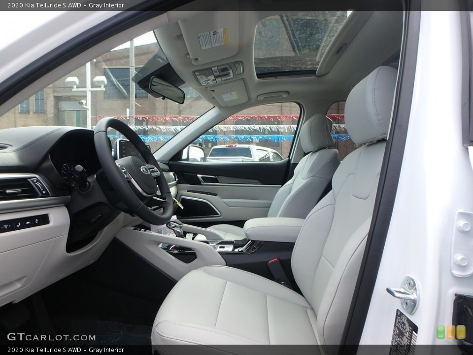 Gray Interior Photo for the 2020 Kia Telluride S AWD #132798123