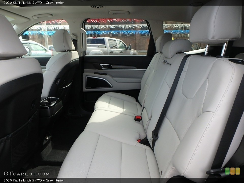 Gray Interior Rear Seat for the 2020 Kia Telluride S AWD #132798143