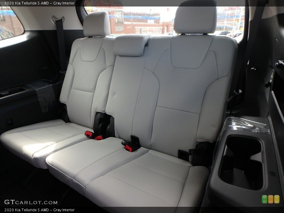 Gray Interior Rear Seat for the 2020 Kia Telluride S AWD #132798161
