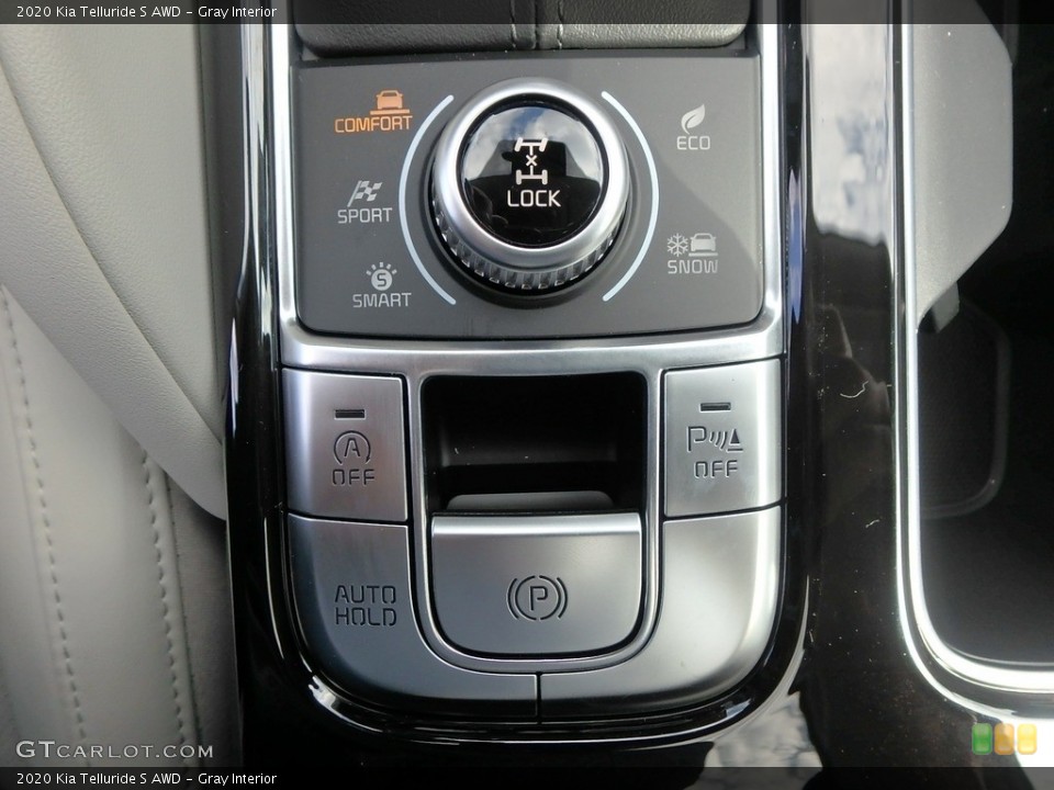 Gray Interior Controls for the 2020 Kia Telluride S AWD #132798257