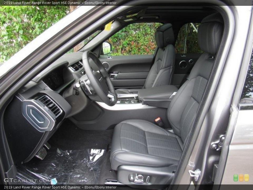 Ebony/Ebony Interior Front Seat for the 2019 Land Rover Range Rover Sport HSE Dynamic #132803855