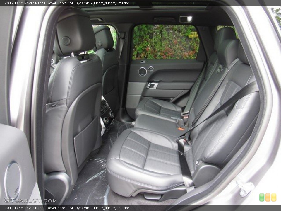Ebony/Ebony Interior Rear Seat for the 2019 Land Rover Range Rover Sport HSE Dynamic #132804020