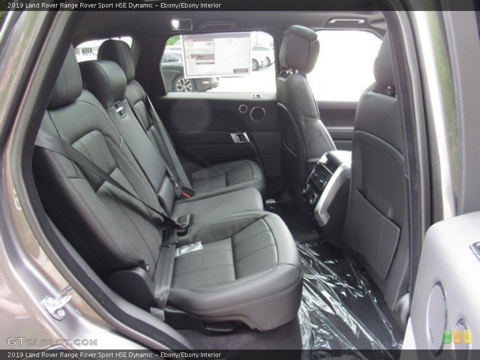 Ebony/Ebony Interior Rear Seat for the 2019 Land Rover Range Rover Sport HSE Dynamic #132804119