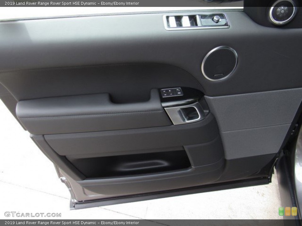 Ebony/Ebony Interior Door Panel for the 2019 Land Rover Range Rover Sport HSE Dynamic #132804182