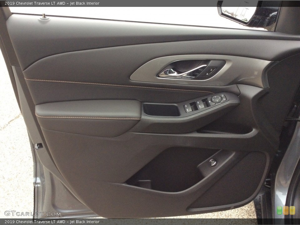 Jet Black Interior Door Panel for the 2019 Chevrolet Traverse LT AWD #132806048
