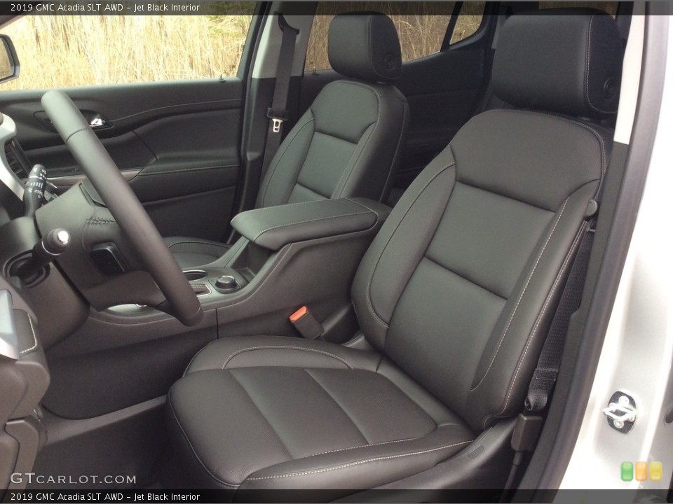 Jet Black Interior Front Seat for the 2019 GMC Acadia SLT AWD #132806483