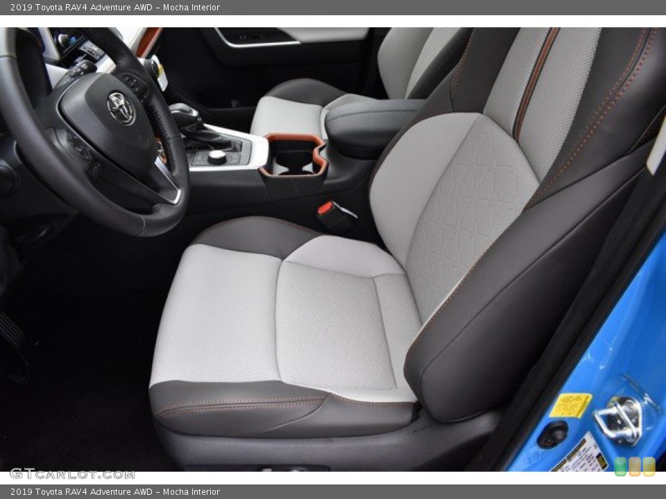 Mocha 2019 Toyota RAV4 Interiors