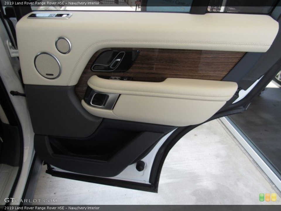 Navy/Ivory Interior Door Panel for the 2019 Land Rover Range Rover HSE #132807655