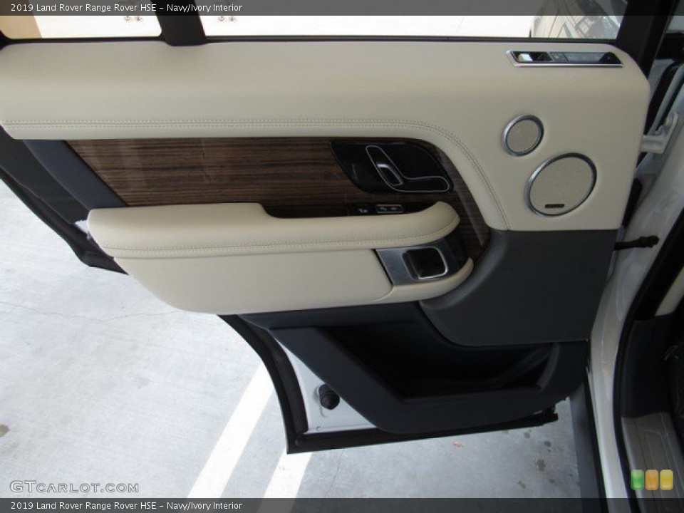 Navy/Ivory Interior Door Panel for the 2019 Land Rover Range Rover HSE #132807698