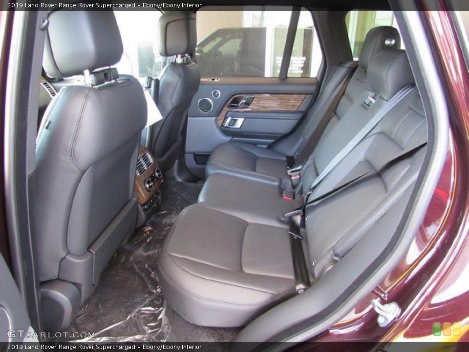 Ebony/Ebony Interior Rear Seat for the 2019 Land Rover Range Rover Supercharged #132808109