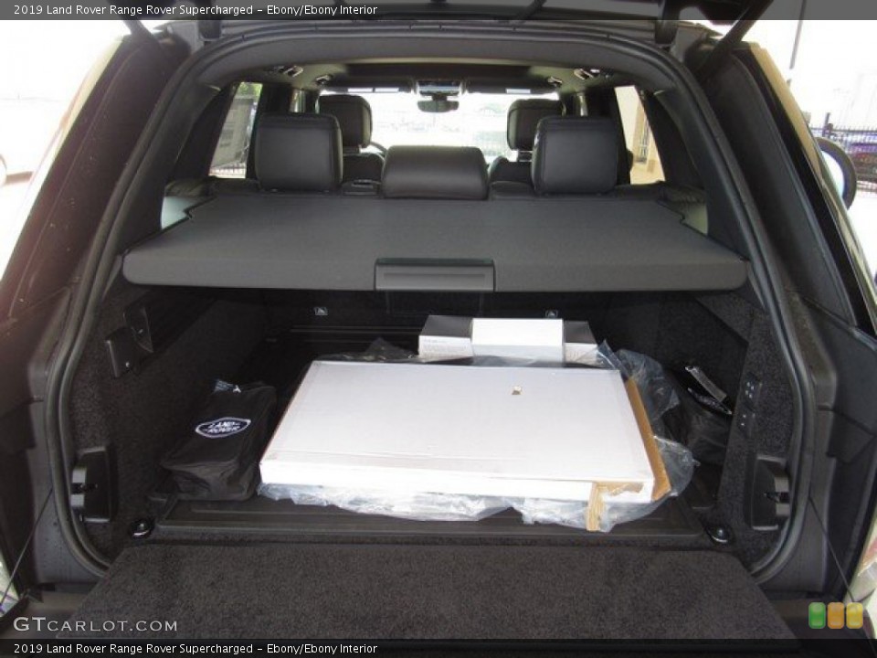 Ebony/Ebony Interior Trunk for the 2019 Land Rover Range Rover Supercharged #132808148