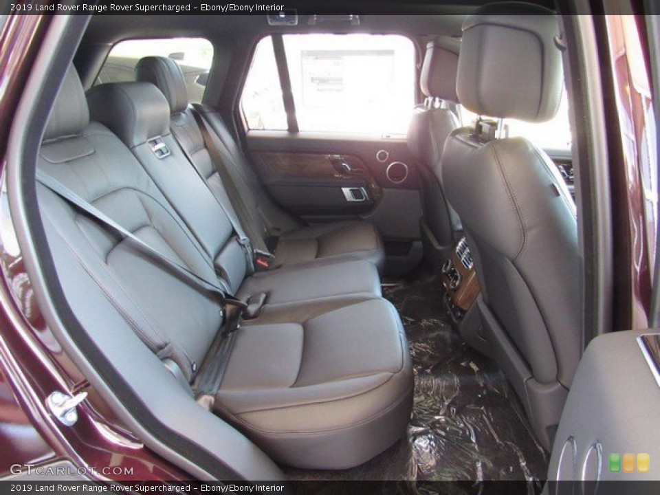 Ebony/Ebony Interior Rear Seat for the 2019 Land Rover Range Rover Supercharged #132808166