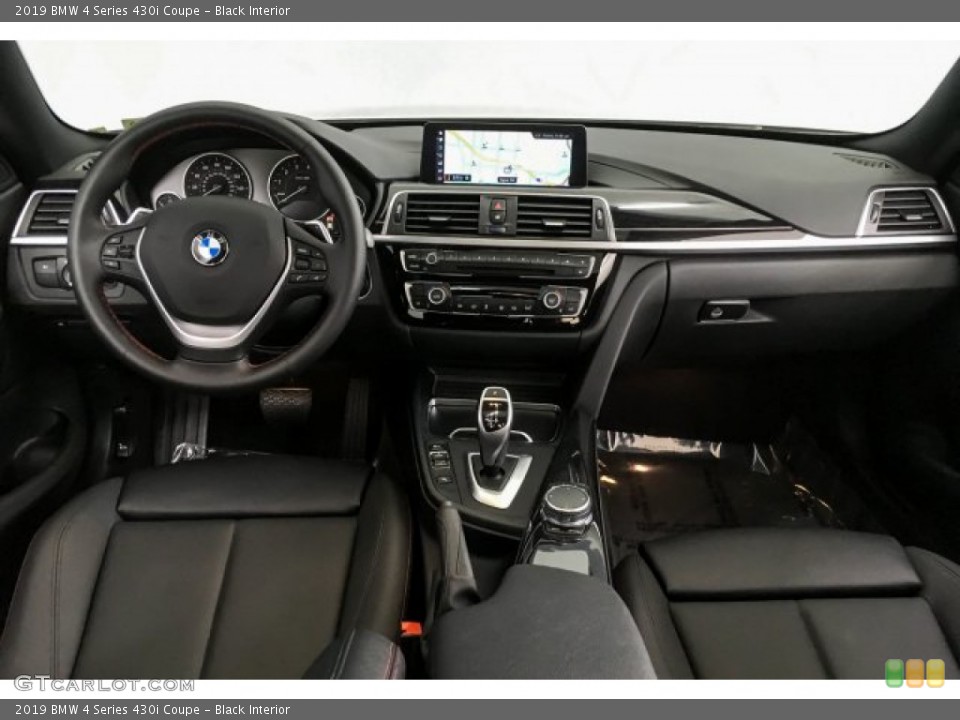 Black Interior Dashboard for the 2019 BMW 4 Series 430i Coupe #132808448