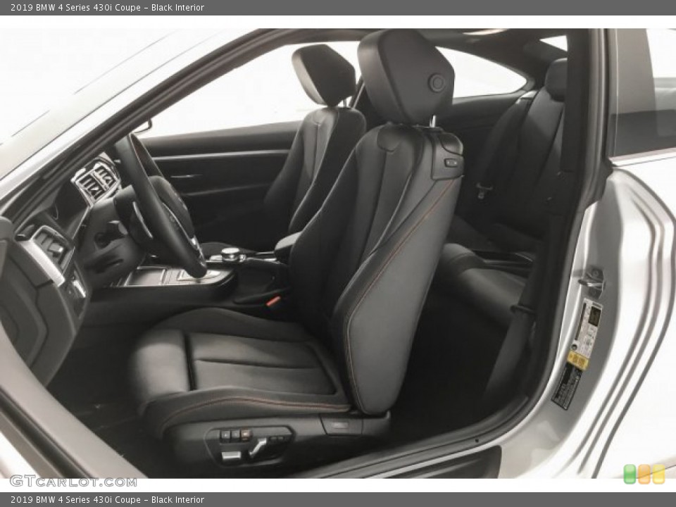 Black Interior Front Seat for the 2019 BMW 4 Series 430i Coupe #132808601