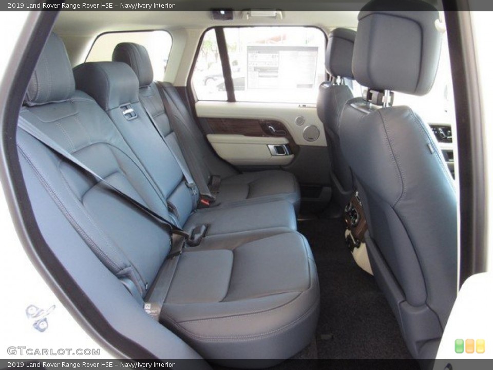Navy/Ivory Interior Rear Seat for the 2019 Land Rover Range Rover HSE #132808763