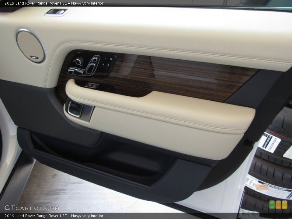 Navy/Ivory Interior Door Panel for the 2019 Land Rover Range Rover HSE #132808778