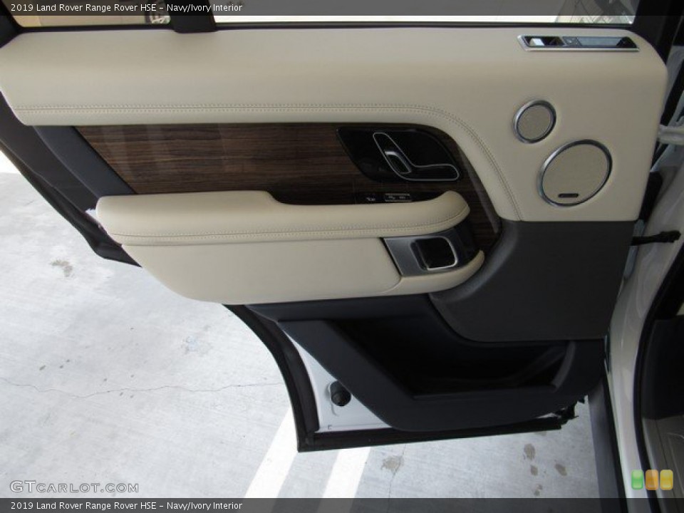 Navy/Ivory Interior Door Panel for the 2019 Land Rover Range Rover HSE #132808844