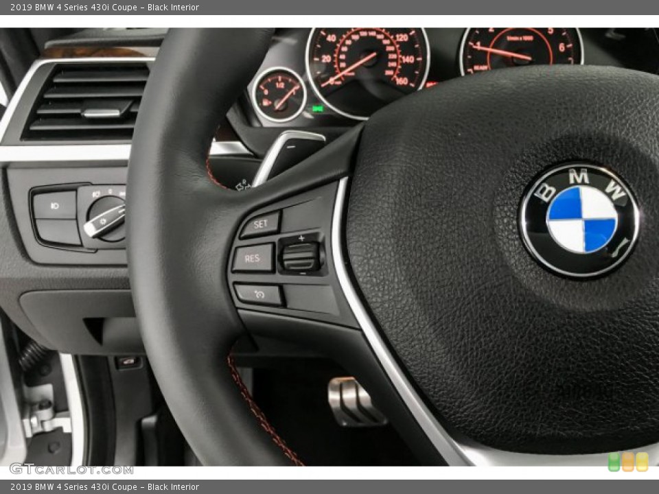 Black Interior Steering Wheel for the 2019 BMW 4 Series 430i Coupe #132808850