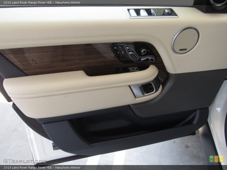 Navy/Ivory Interior Door Panel for the 2019 Land Rover Range Rover HSE #132808853