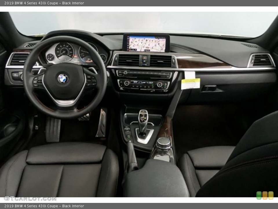 Black Interior Dashboard for the 2019 BMW 4 Series 430i Coupe #132808982