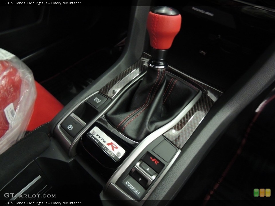 Black/Red Interior Transmission for the 2019 Honda Civic Type R #132815210