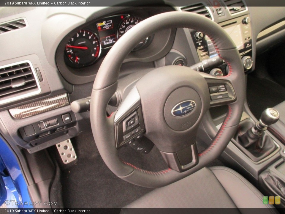 Carbon Black Interior Steering Wheel for the 2019 Subaru WRX Limited #132817464