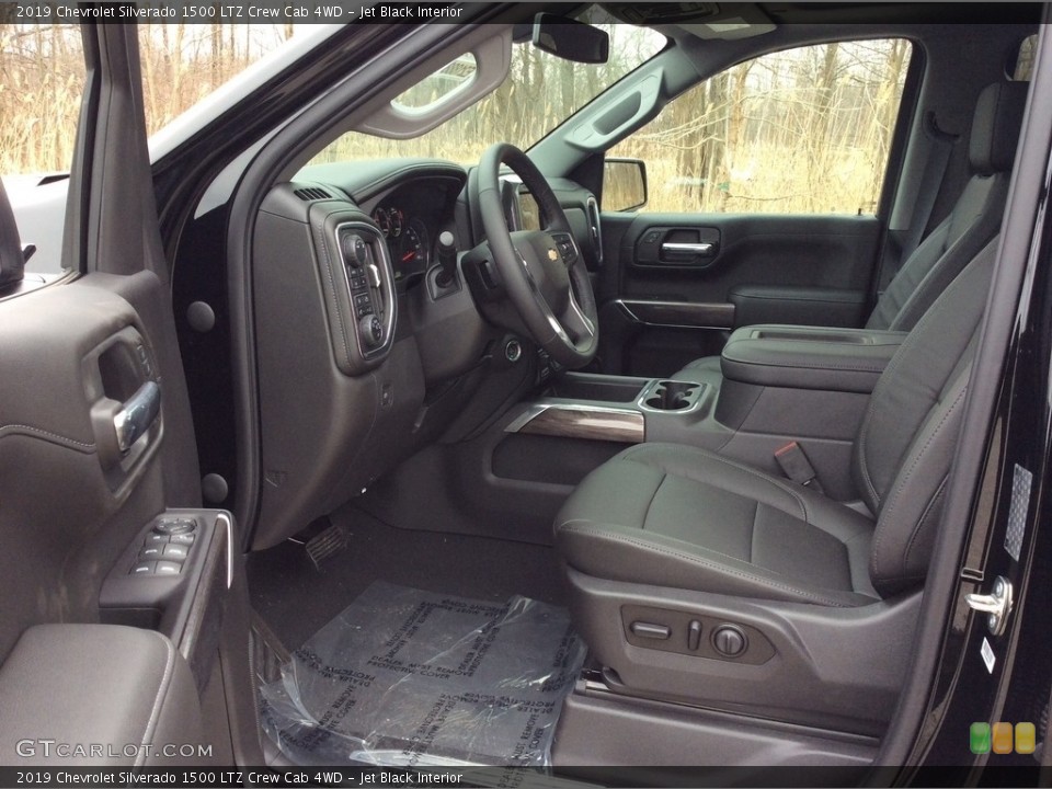 Jet Black Interior Front Seat for the 2019 Chevrolet Silverado 1500 LTZ Crew Cab 4WD #132822069