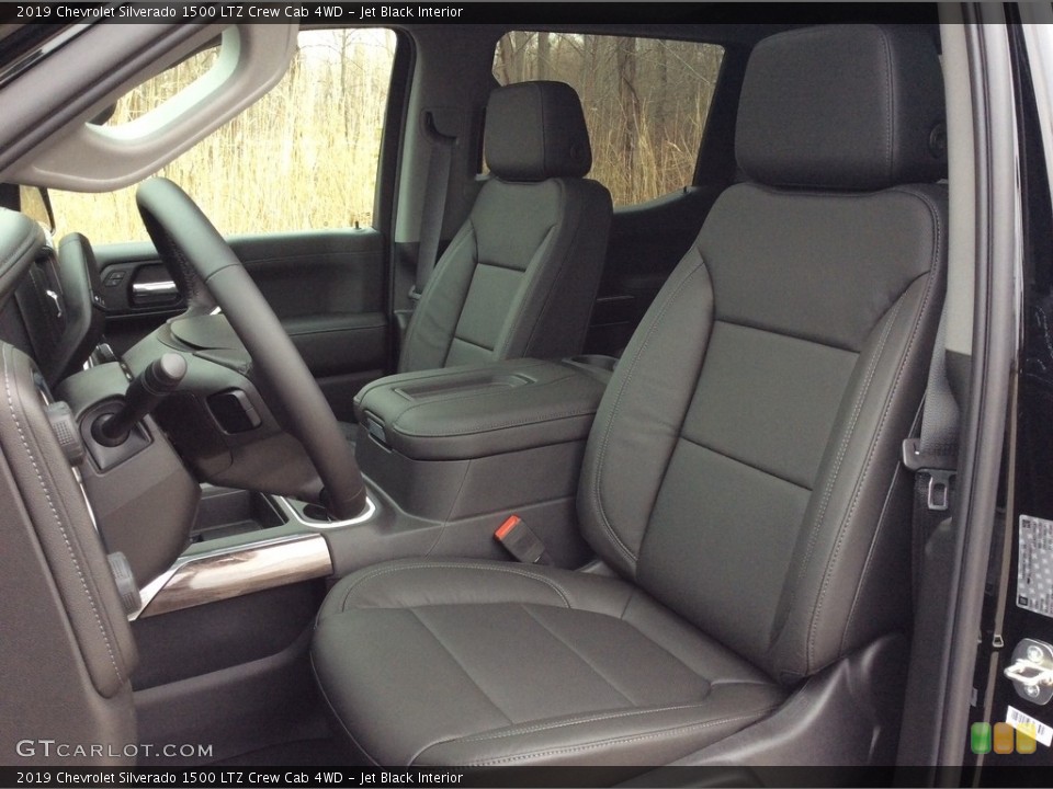 Jet Black Interior Front Seat for the 2019 Chevrolet Silverado 1500 LTZ Crew Cab 4WD #132822084