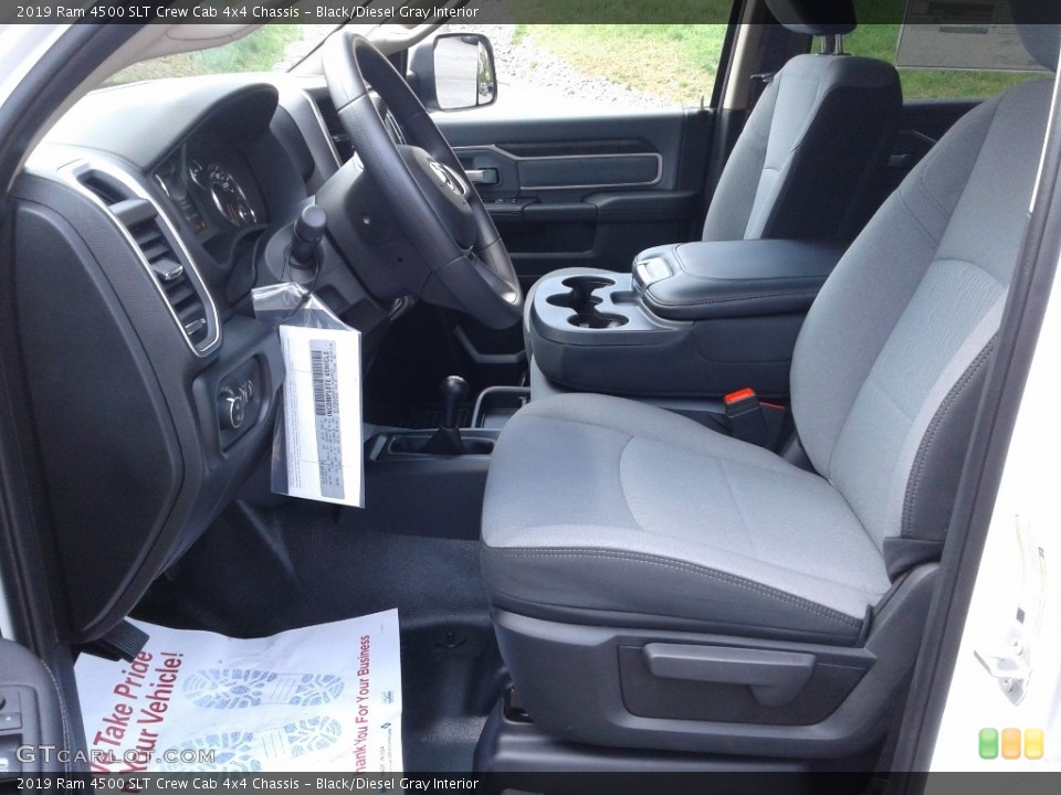 Black/Diesel Gray 2019 Ram 4500 Interiors