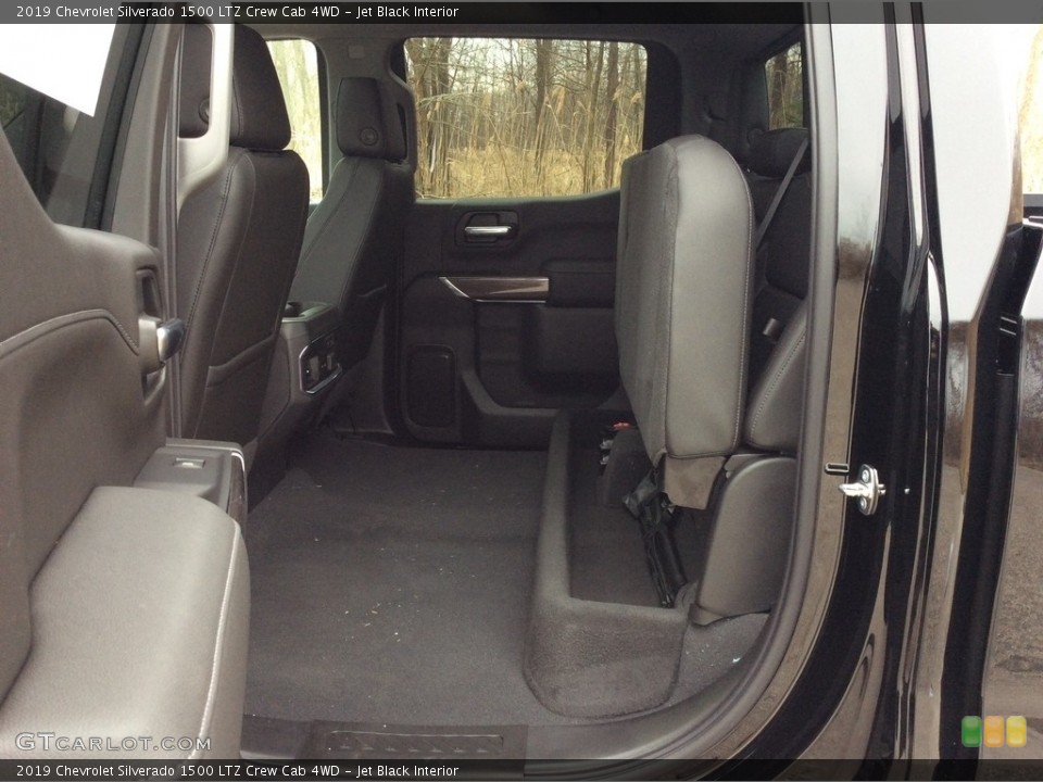 Jet Black Interior Rear Seat for the 2019 Chevrolet Silverado 1500 LTZ Crew Cab 4WD #132822393
