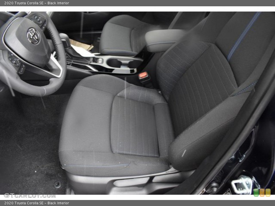 Black Interior Front Seat for the 2020 Toyota Corolla SE #132831195