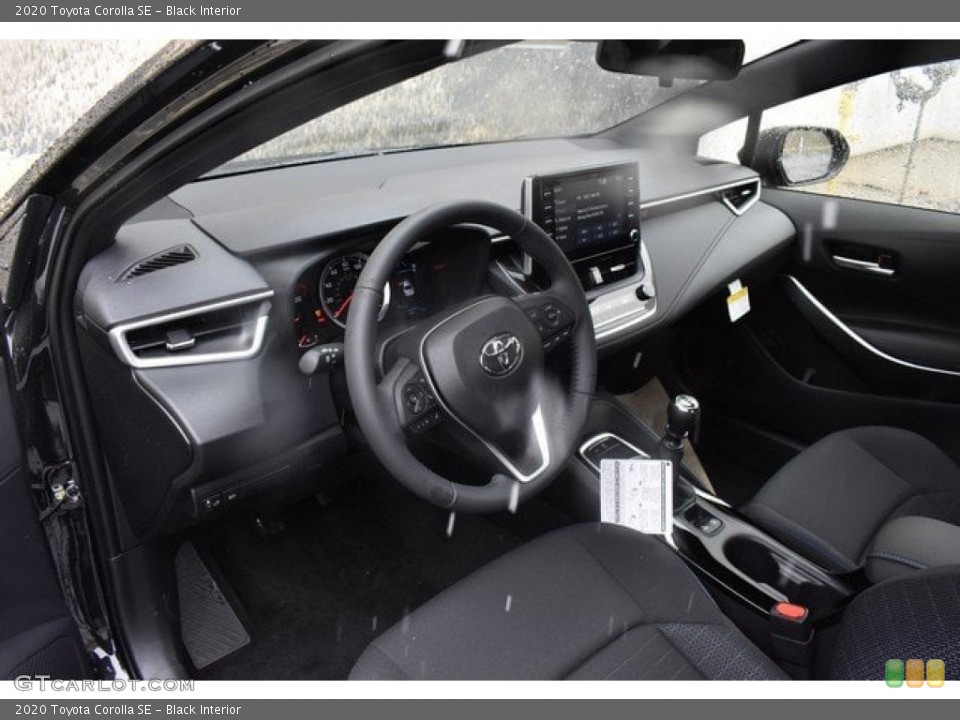 Black Interior Photo for the 2020 Toyota Corolla SE #132831411