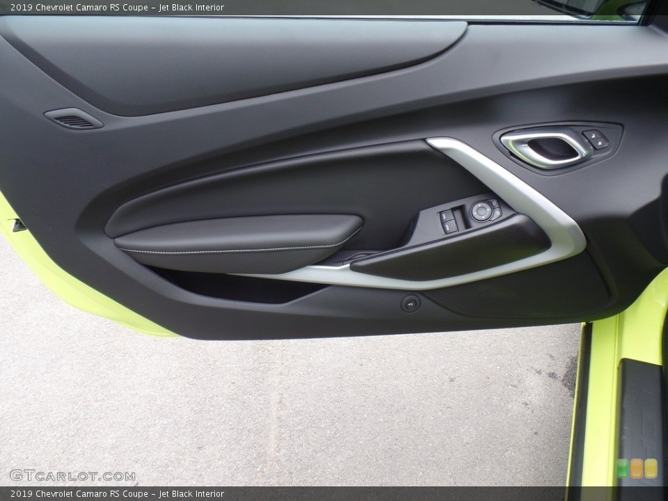 Jet Black Interior Door Panel for the 2019 Chevrolet Camaro RS Coupe #132837531
