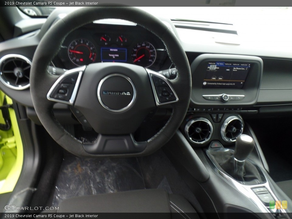 Jet Black Interior Steering Wheel for the 2019 Chevrolet Camaro RS Coupe #132837798