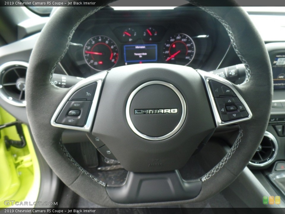 Jet Black Interior Steering Wheel for the 2019 Chevrolet Camaro RS Coupe #132837830