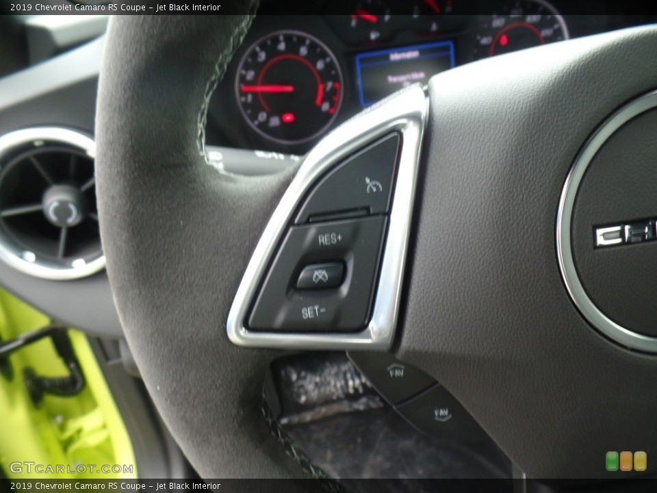 Jet Black Interior Controls for the 2019 Chevrolet Camaro RS Coupe #132837879