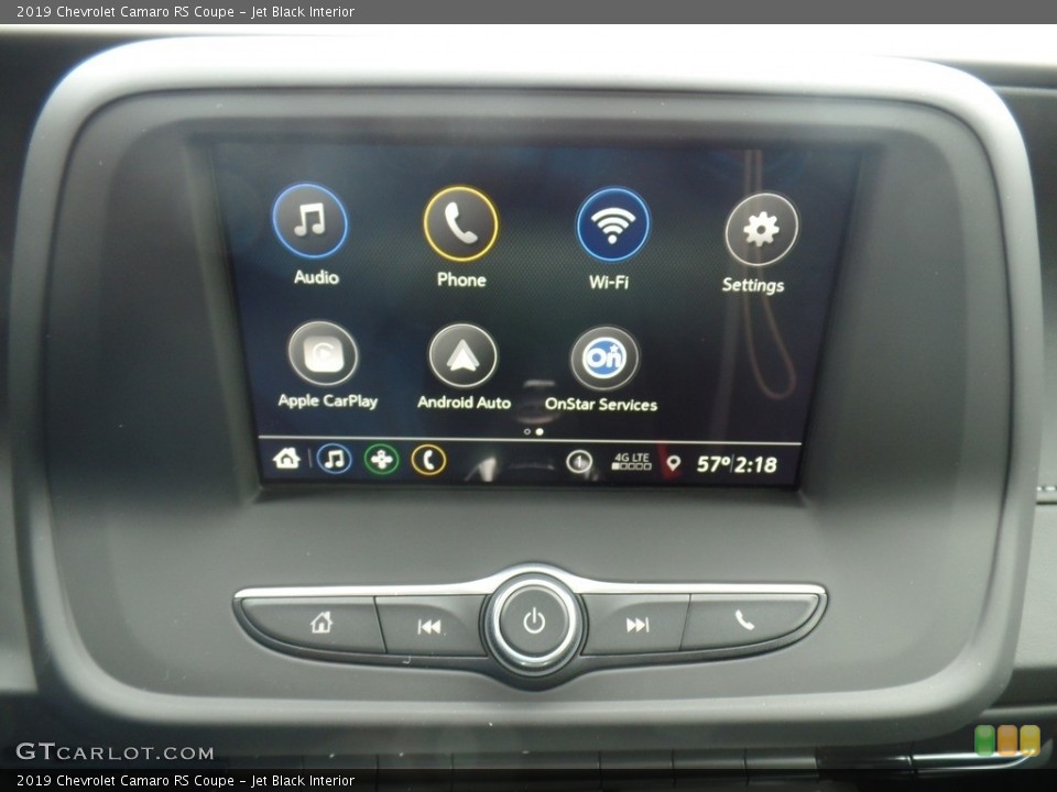 Jet Black Interior Controls for the 2019 Chevrolet Camaro RS Coupe #132837972