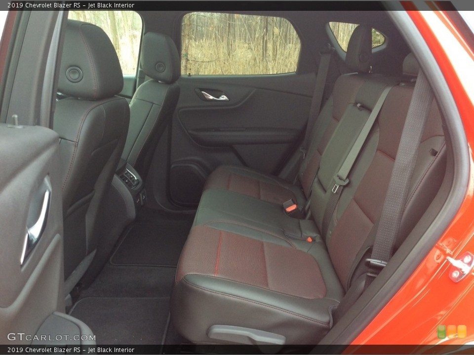 Jet Black Interior Rear Seat for the 2019 Chevrolet Blazer RS #132839460