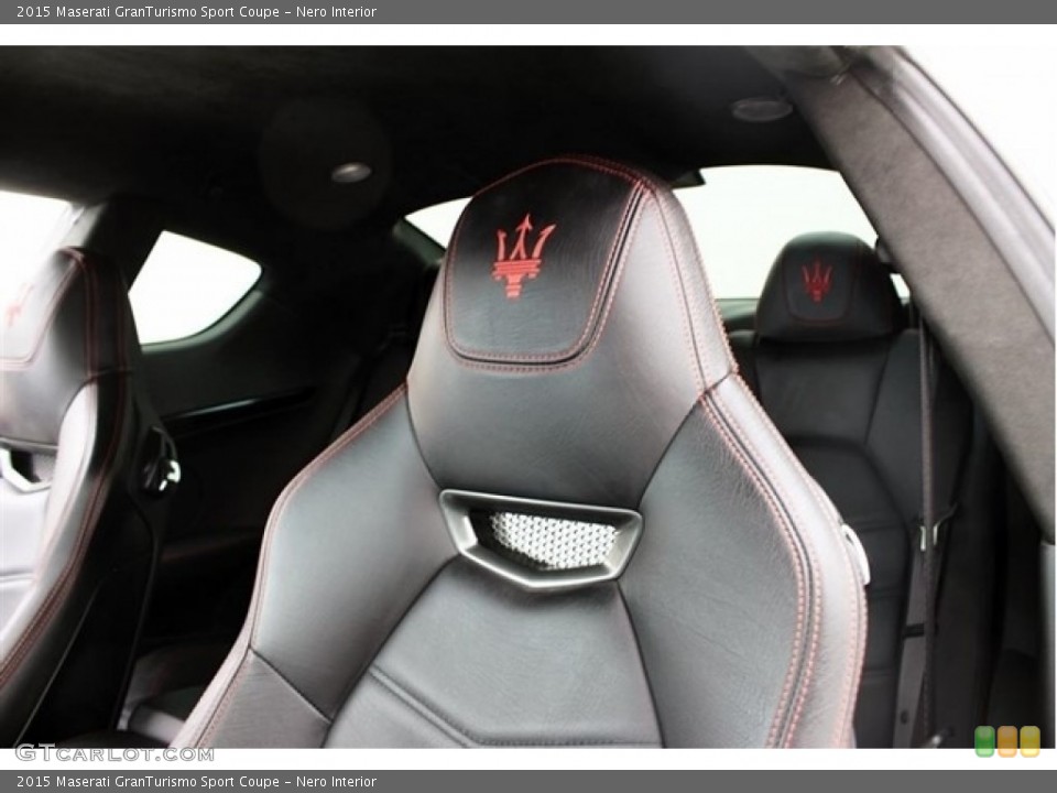 Nero 2015 Maserati GranTurismo Interiors