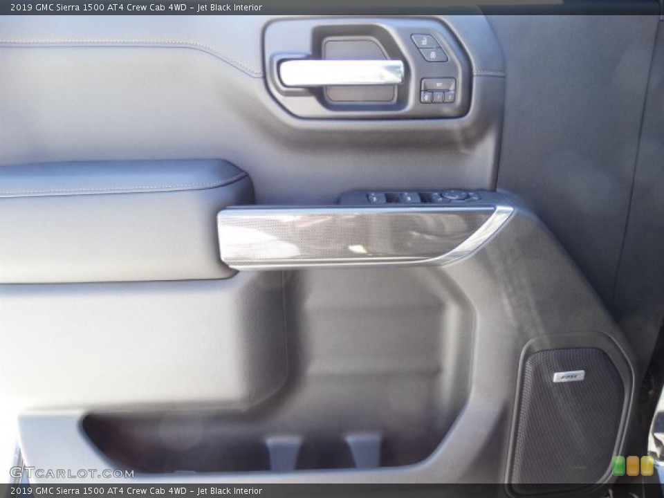 Jet Black Interior Door Panel for the 2019 GMC Sierra 1500 AT4 Crew Cab 4WD #132852868