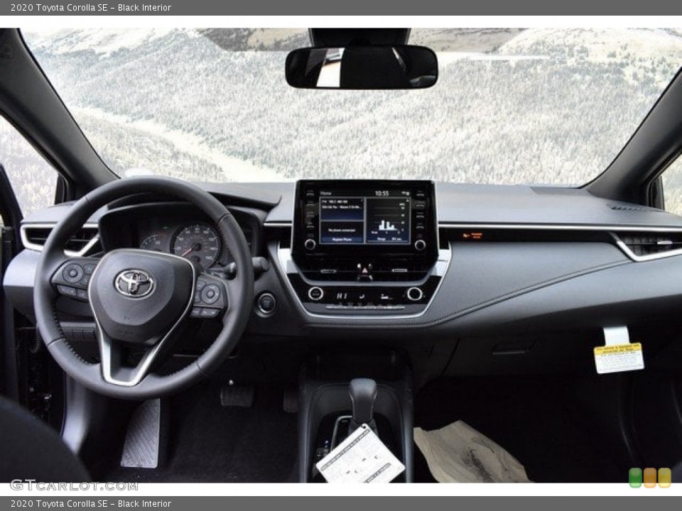 Black Interior Dashboard for the 2020 Toyota Corolla SE #132853749