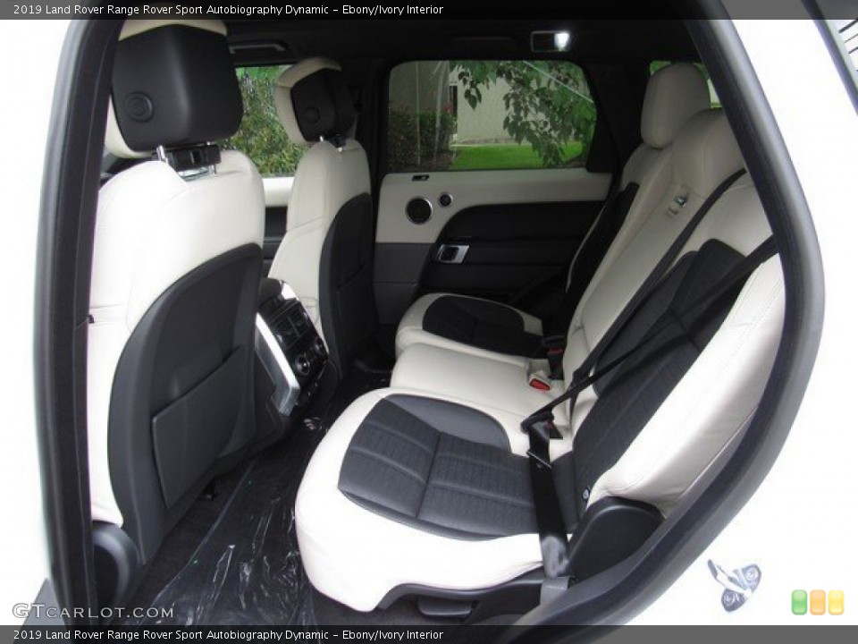 Ebony/Ivory Interior Rear Seat for the 2019 Land Rover Range Rover Sport Autobiography Dynamic #132855514