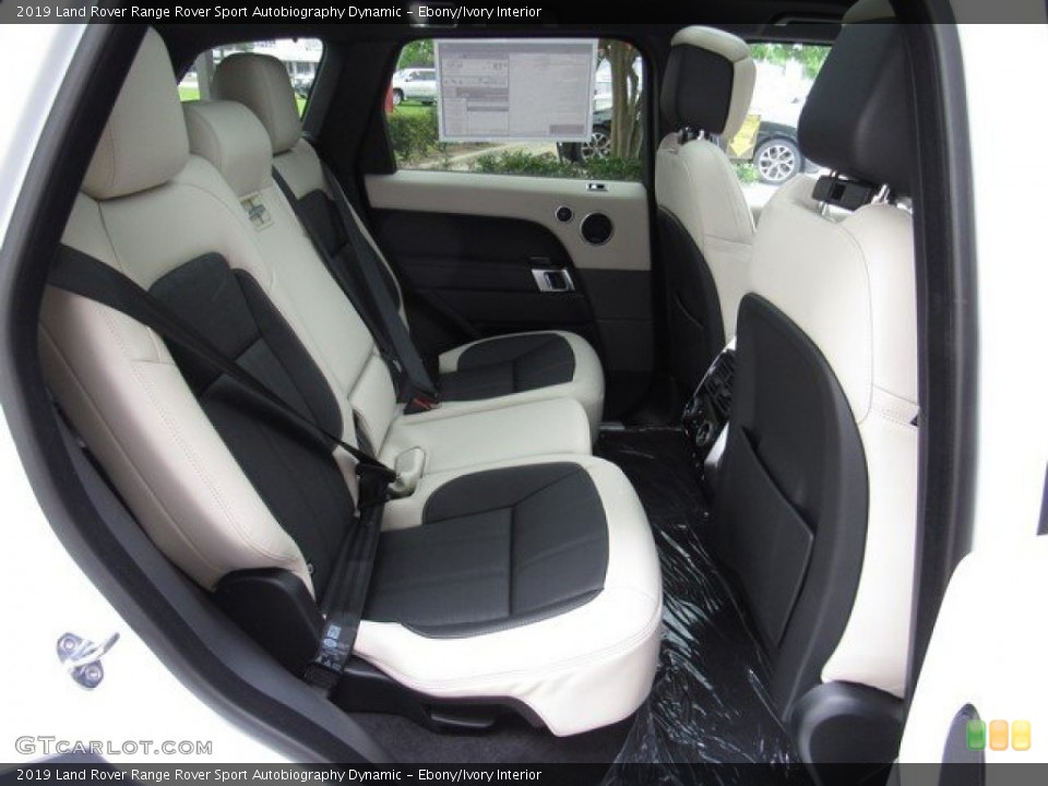 Ebony/Ivory Interior Rear Seat for the 2019 Land Rover Range Rover Sport Autobiography Dynamic #132855637