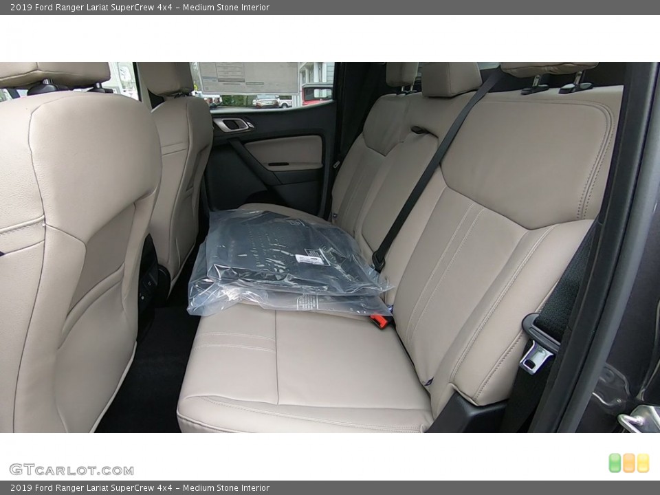 Medium Stone Interior Rear Seat for the 2019 Ford Ranger Lariat SuperCrew 4x4 #132858683
