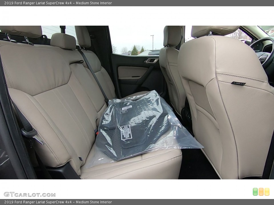 Medium Stone Interior Rear Seat for the 2019 Ford Ranger Lariat SuperCrew 4x4 #132858760